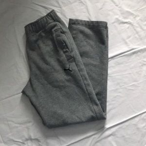 Puma Small Grey Cotton Sweatpants
